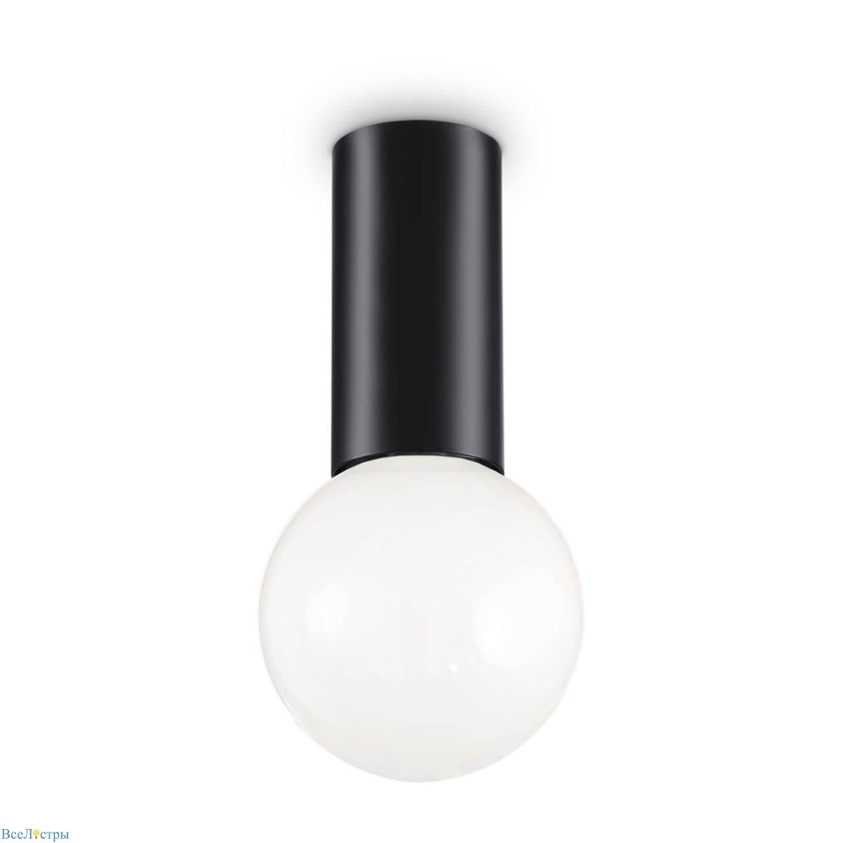 потолочный светильник ideal lux petit pl1 nero 232980