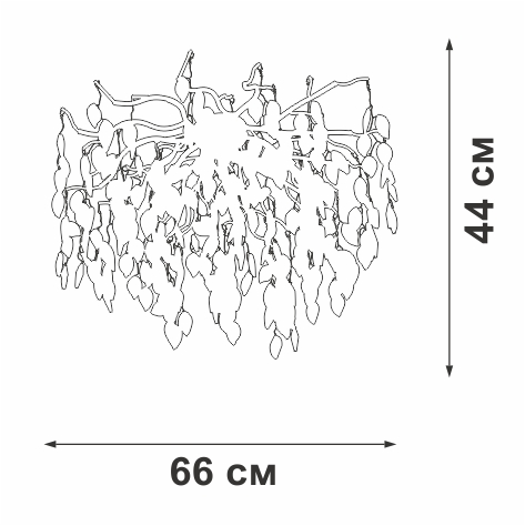 потолочная люстра vitaluce v28320-9/7pl
