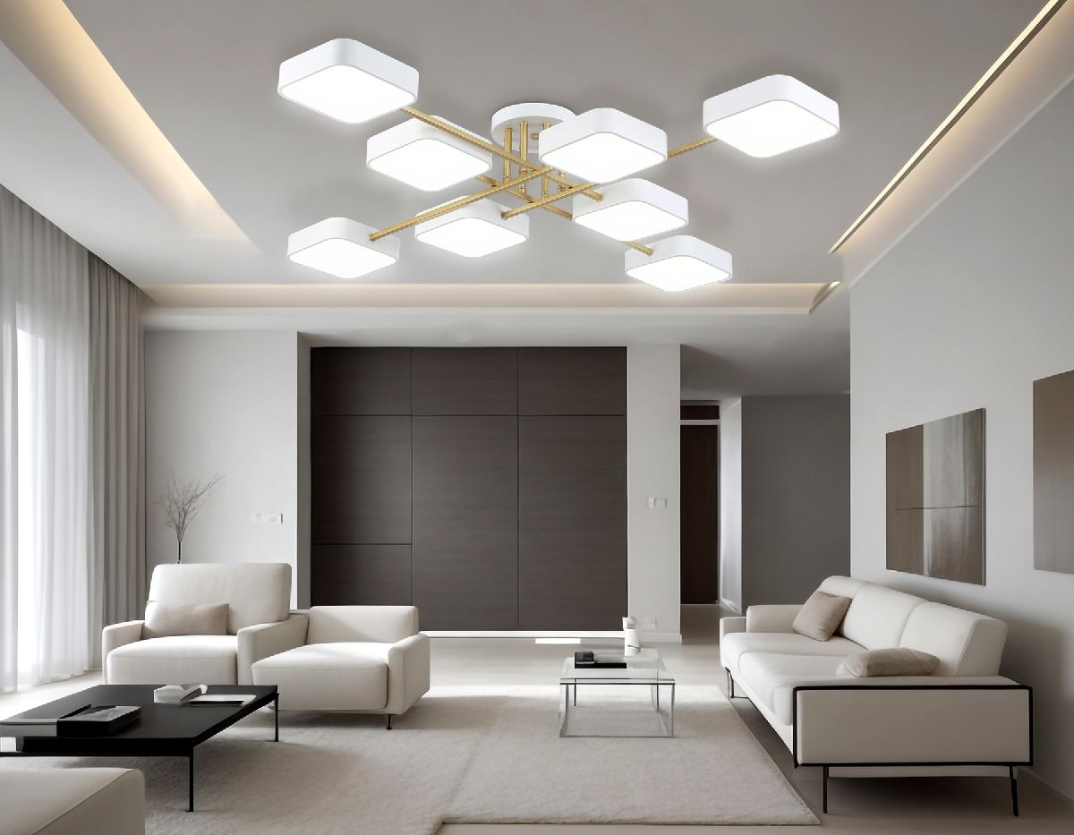 потолочная люстра ambrella light linetech comfort fl516346