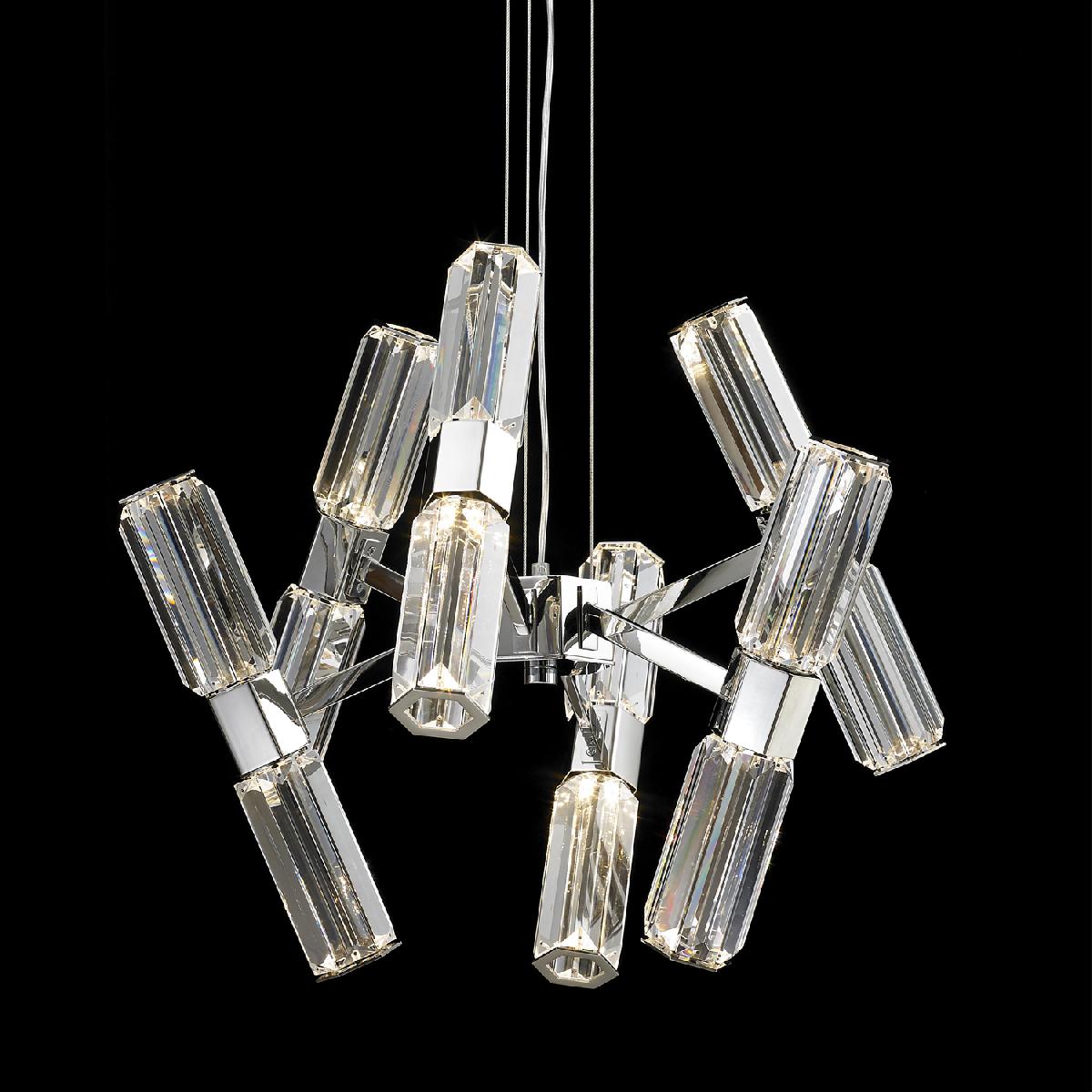 подвесная люстра delight collection md19027016-12b chrome