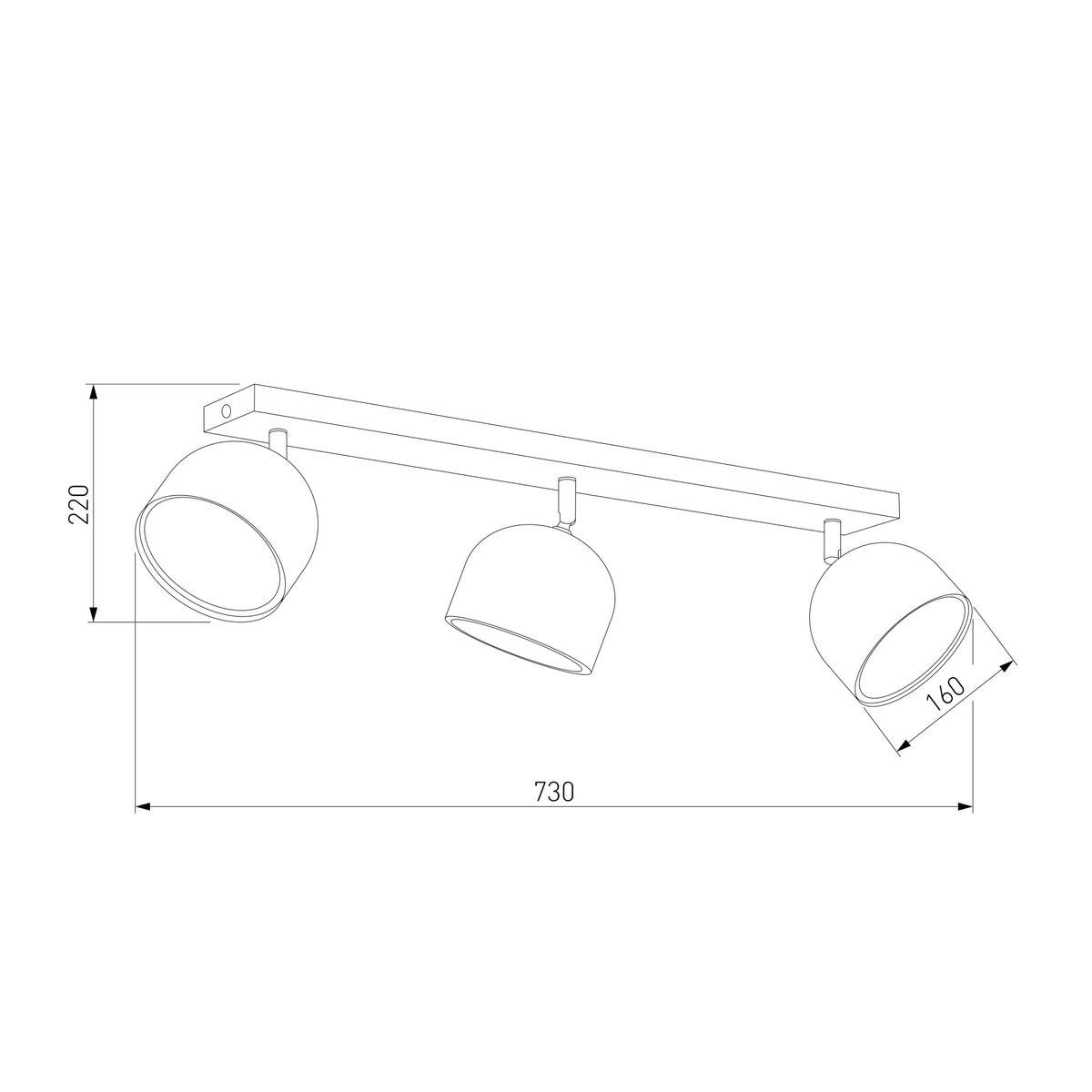 спот tk lighting 3421 altea black