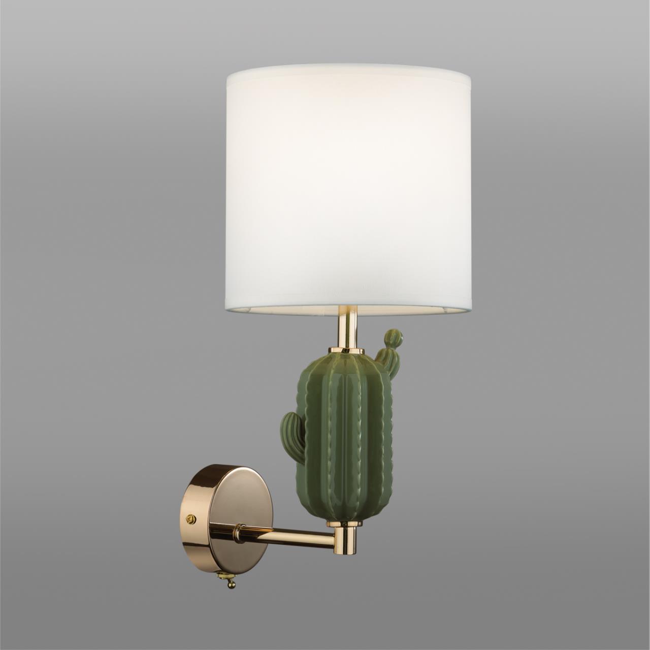 бра odeon light exclusive modern cactus 5425/1w