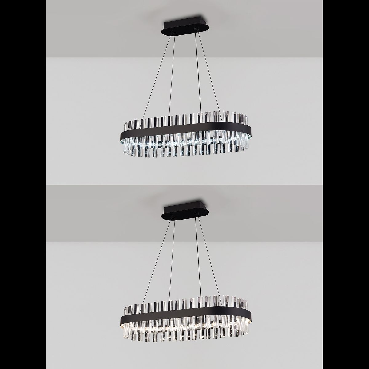 подвесная люстра natali kovaltseva royalton led lamps 81276