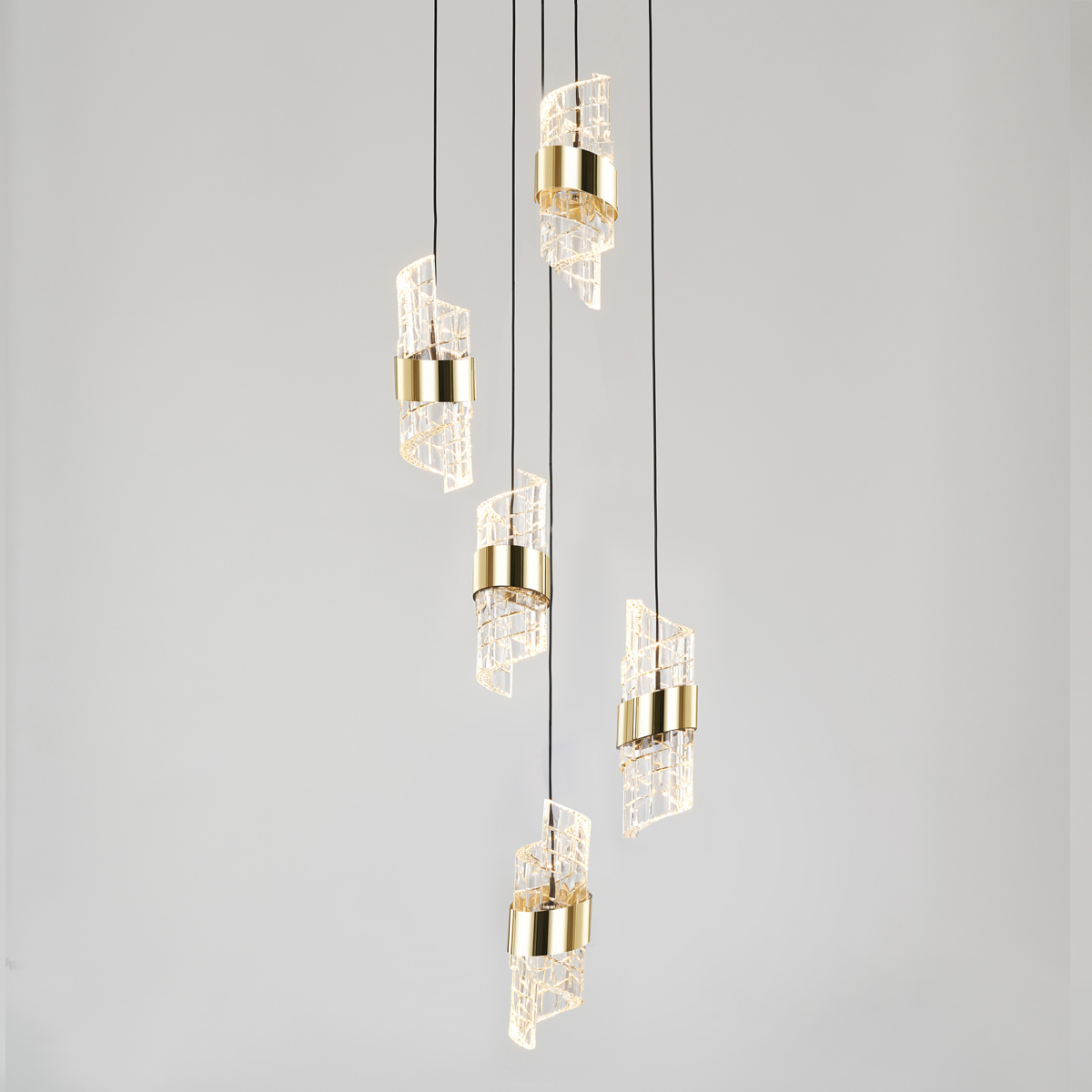 каскадная люстра delight md23001022-5a gold