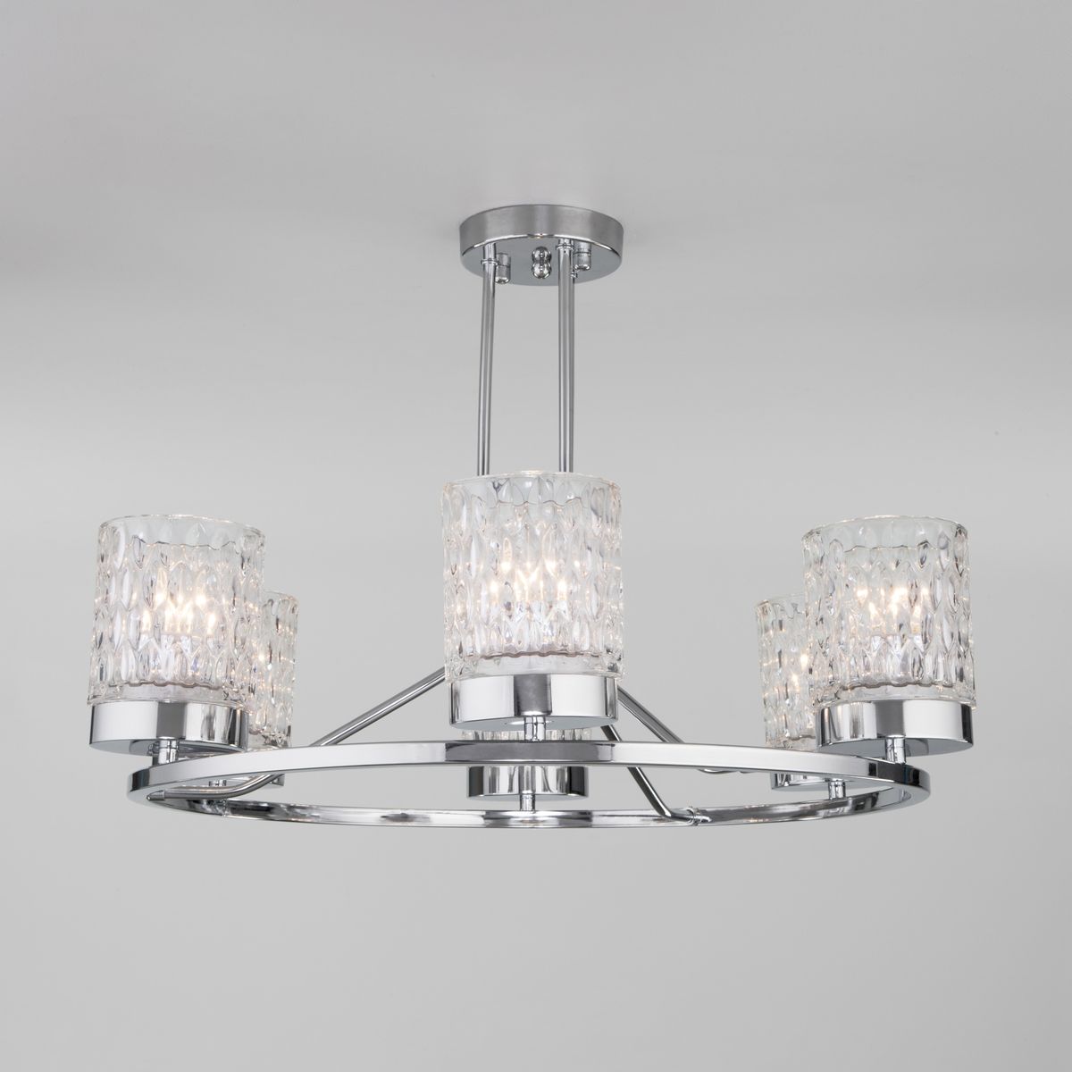 потолочная люстра eurosvet calle 60127/6 хром