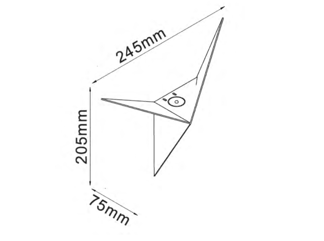 настенный светильник designled gw-9103-3-wh-ww 002090