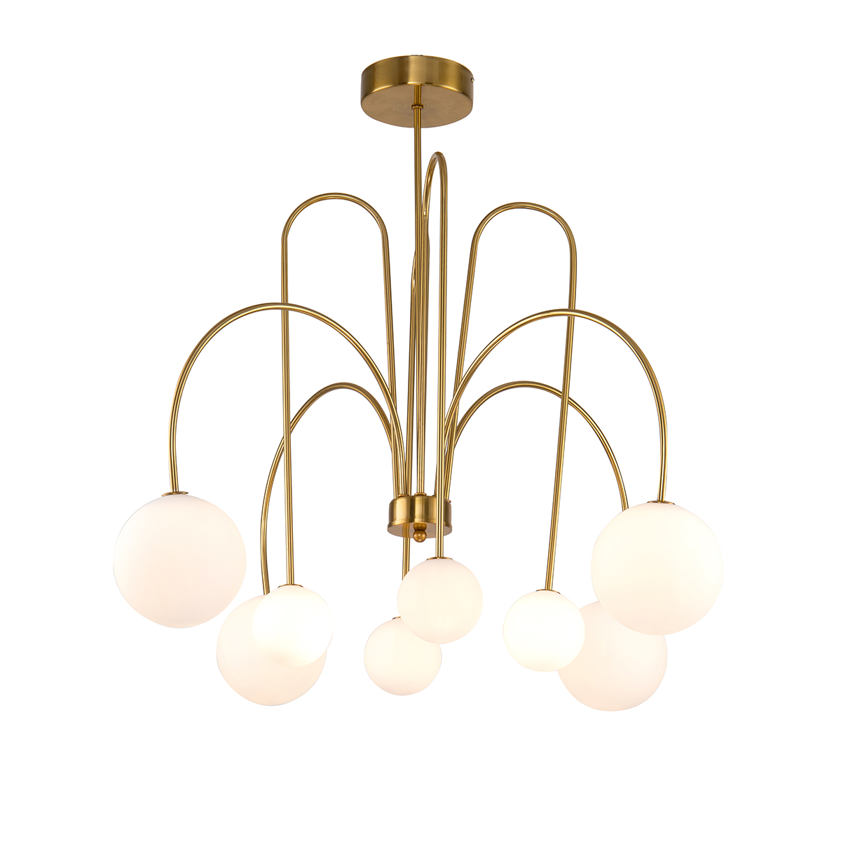 люстра delight collection kg1213p kg1213p-8 brass