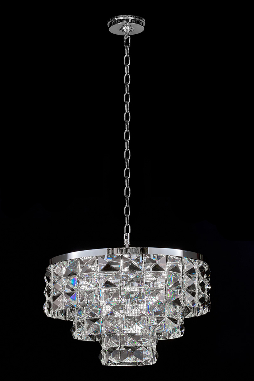 подвесная люстра cristal le3003/600 ch