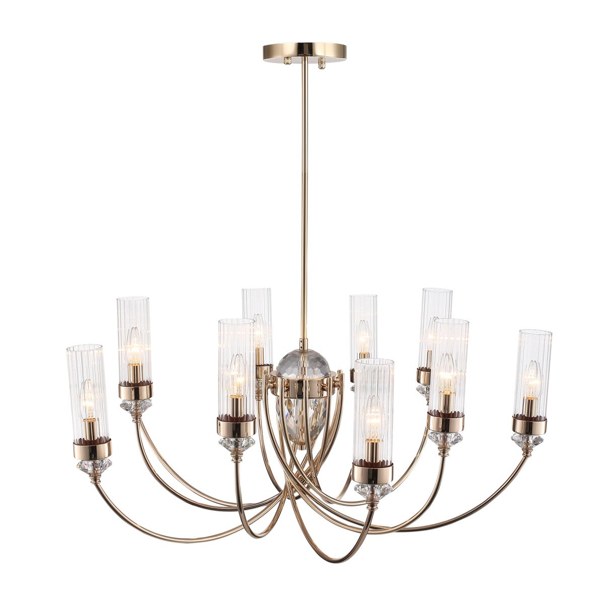 люстра на штанге st luce элегра sl1402.203.10
