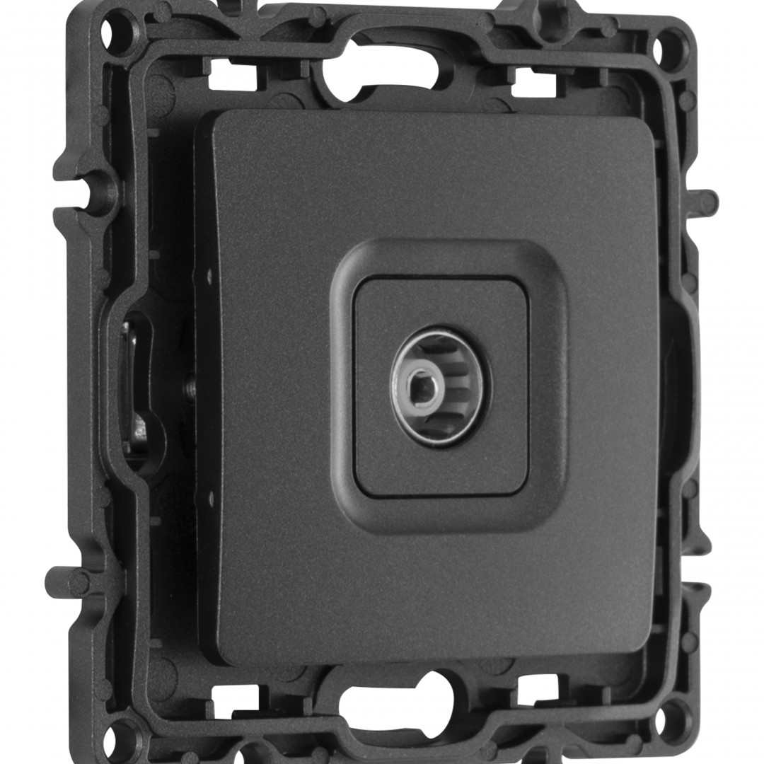 розетка tv arte milano 217.43-1.black