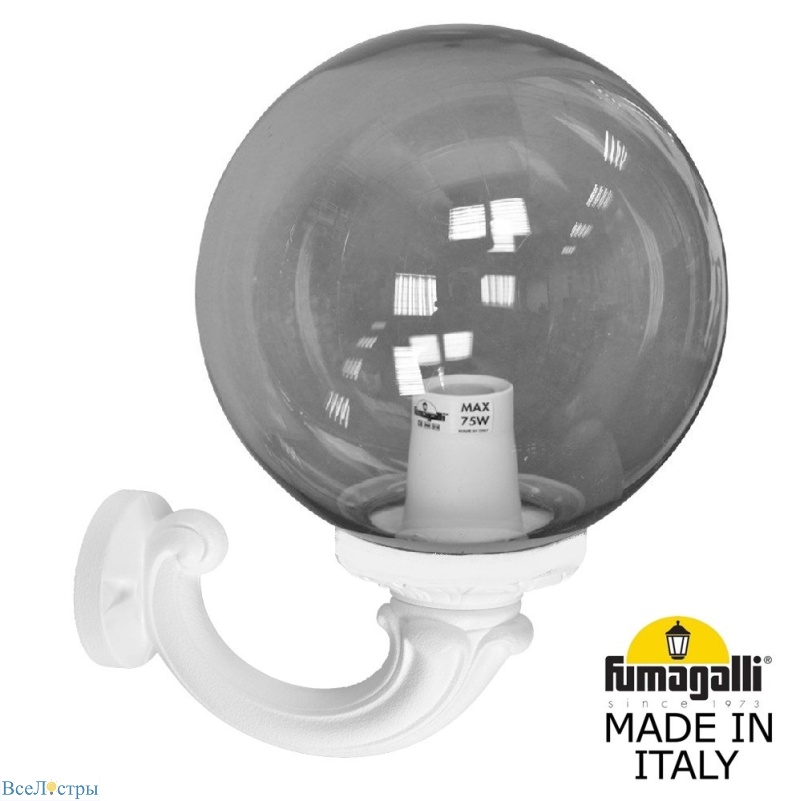 уличный настенный светильник fumagalli globe g30.132.000.wzf1r