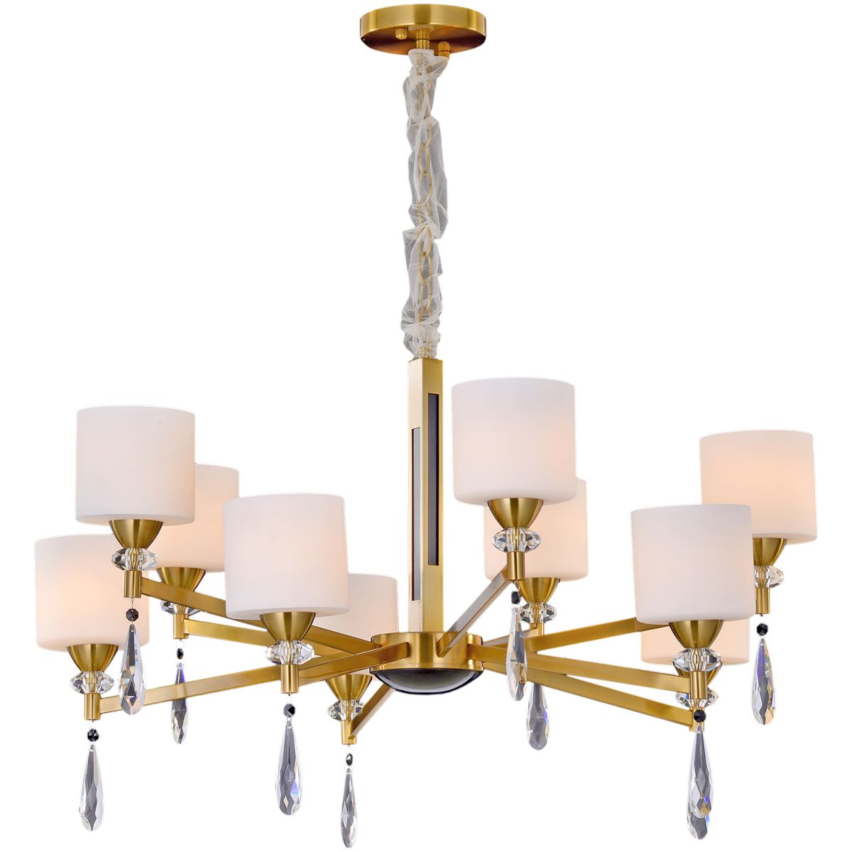 подвесная люстра illumico il5182-10pls-29 brass keltic