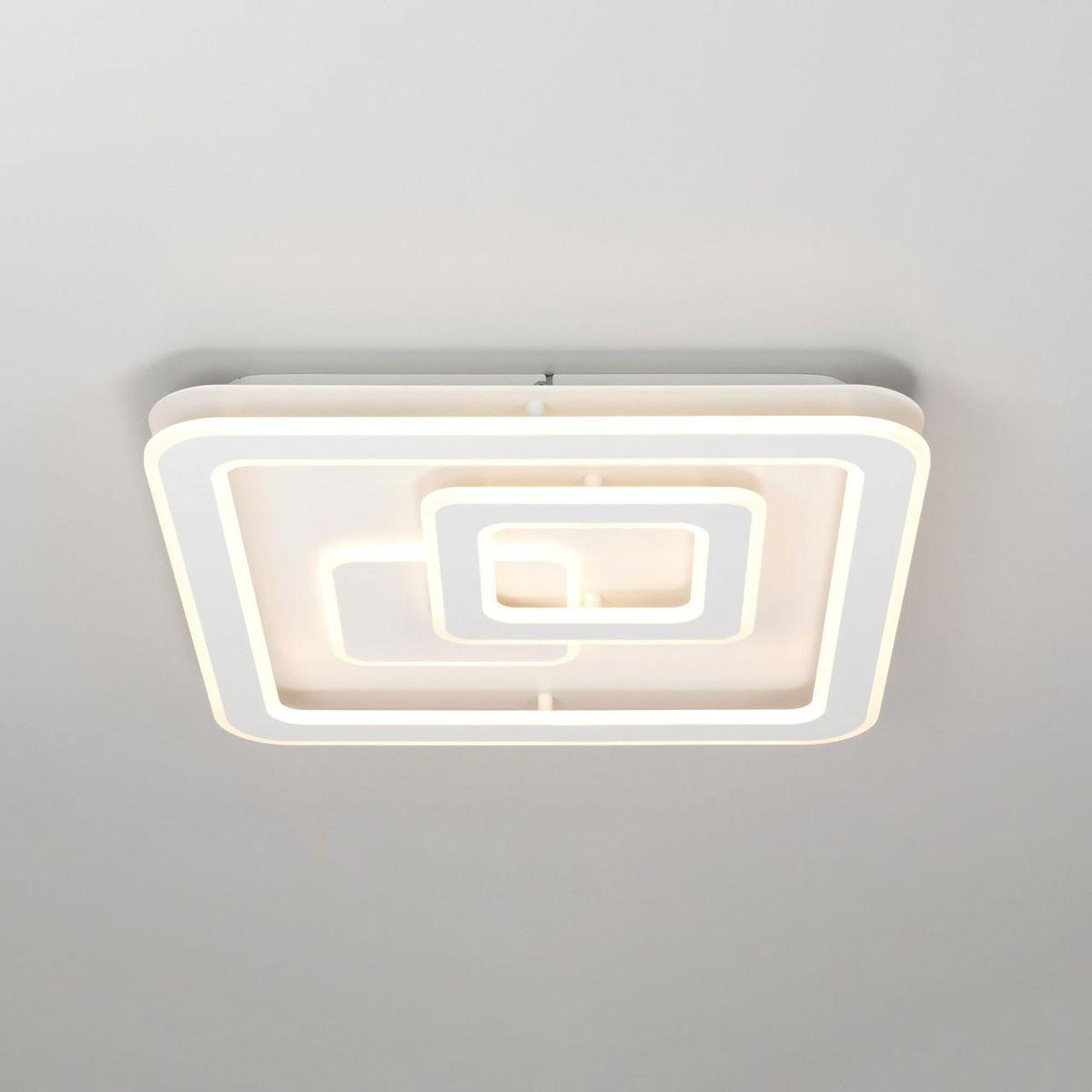 потолочный светодиодный светильник citilux квест cl739150