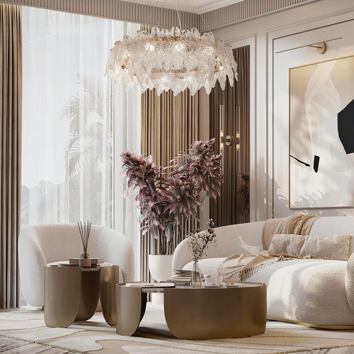 подвесная люстра modestyle ms.2290.12 gd