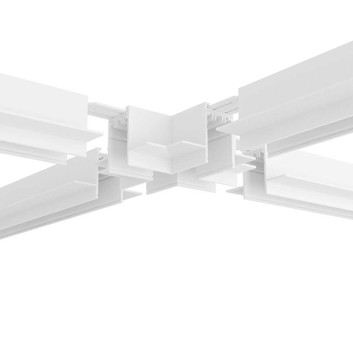 коннектор x-образный denkirs smart tr2114-wh