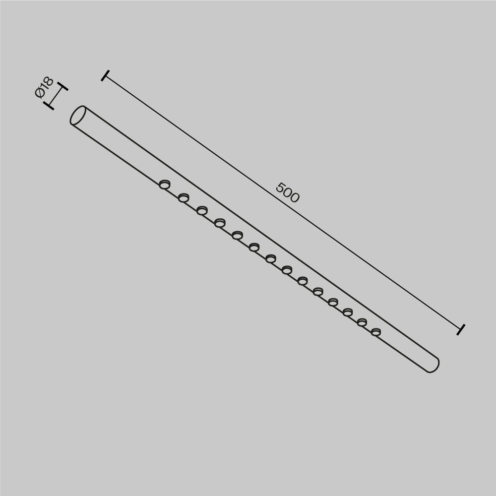 трековый светильник maytoni points c101cl-l500-12w3-6k-b