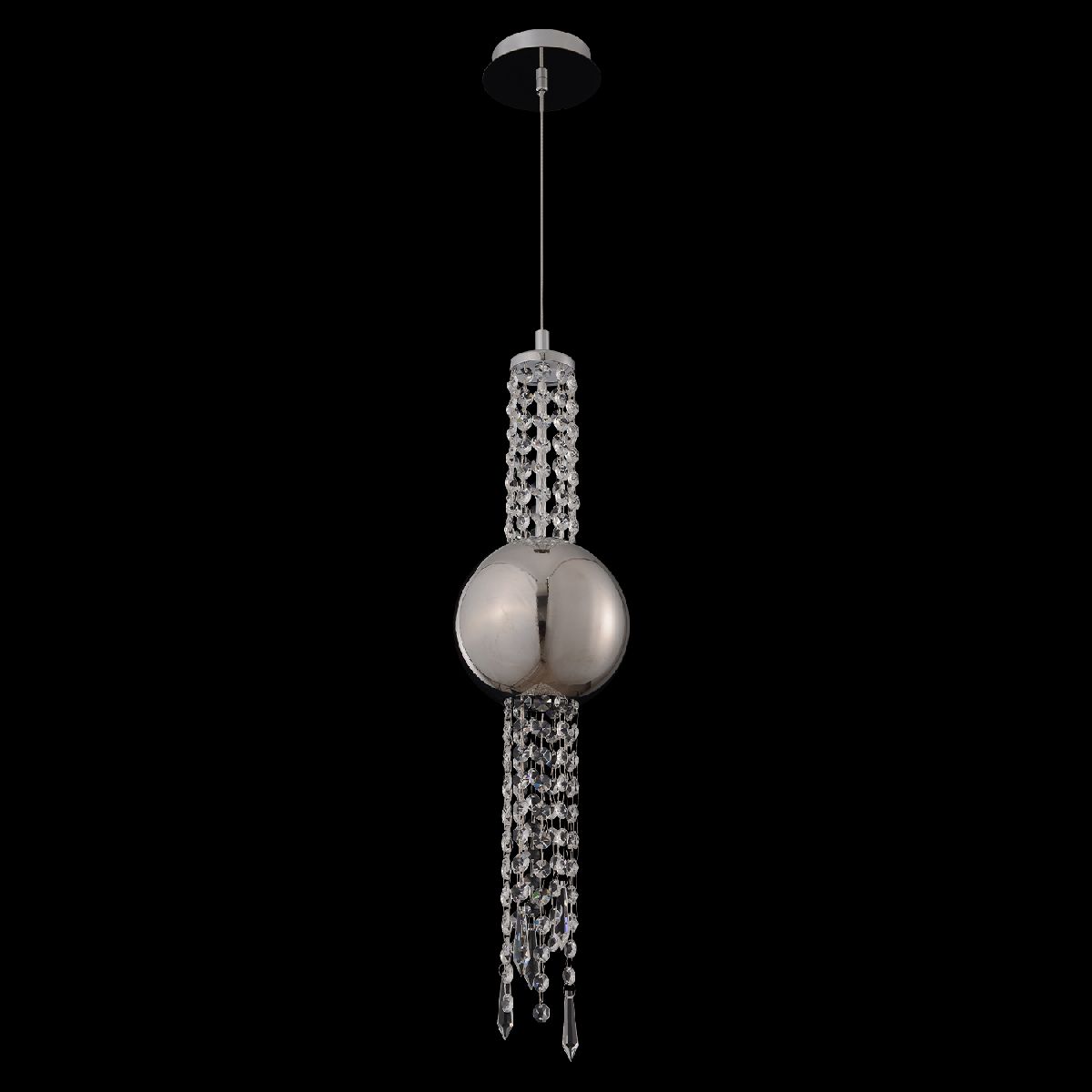 подвесной светильник crystal lux navajo sp3w led chrome