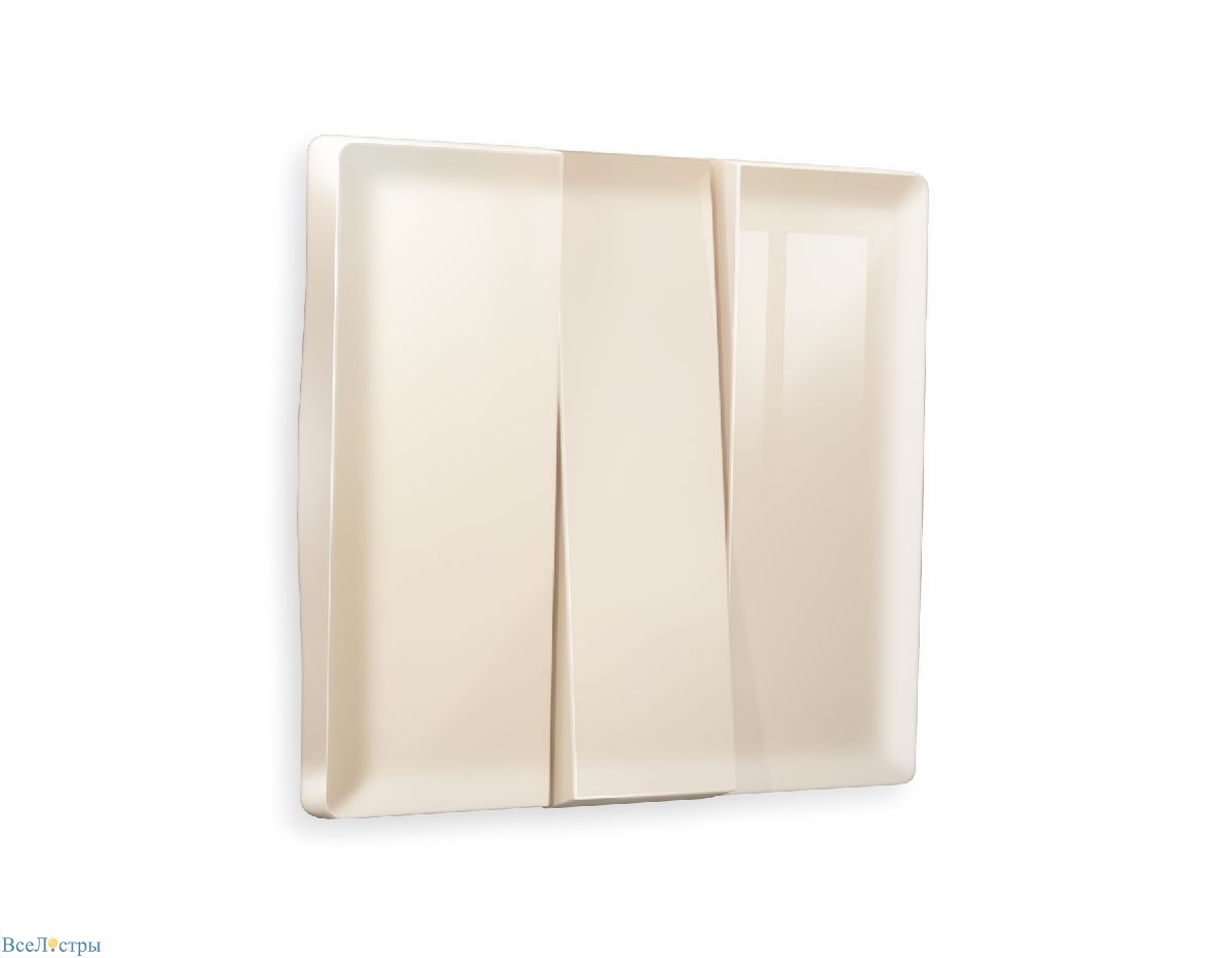 лицевая панель для выключателя трехклавишного ambrella volt alfa ap3050