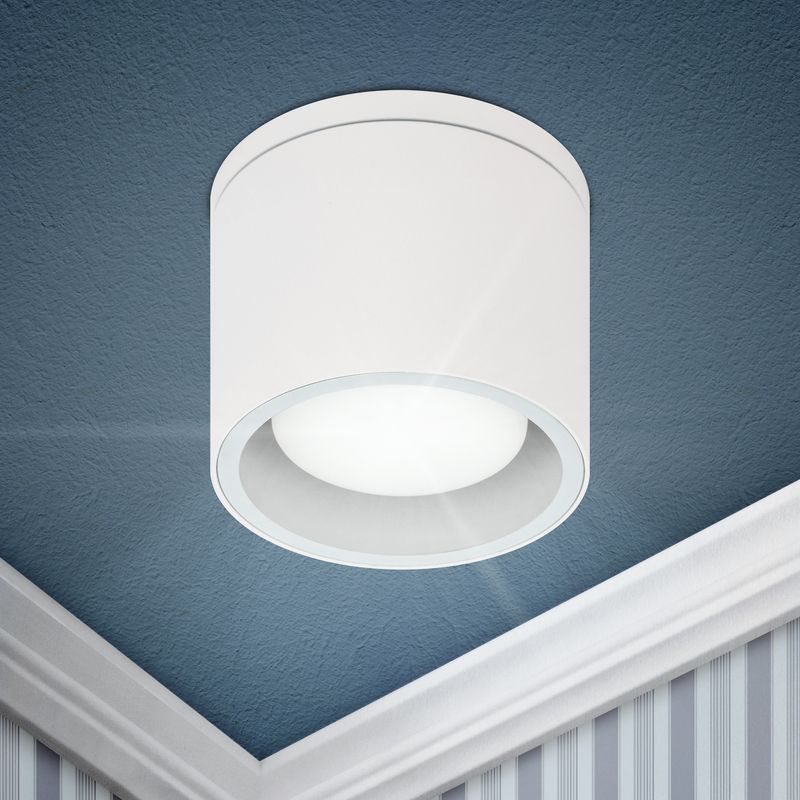 накладной светильник эра wl40 wh б0054415