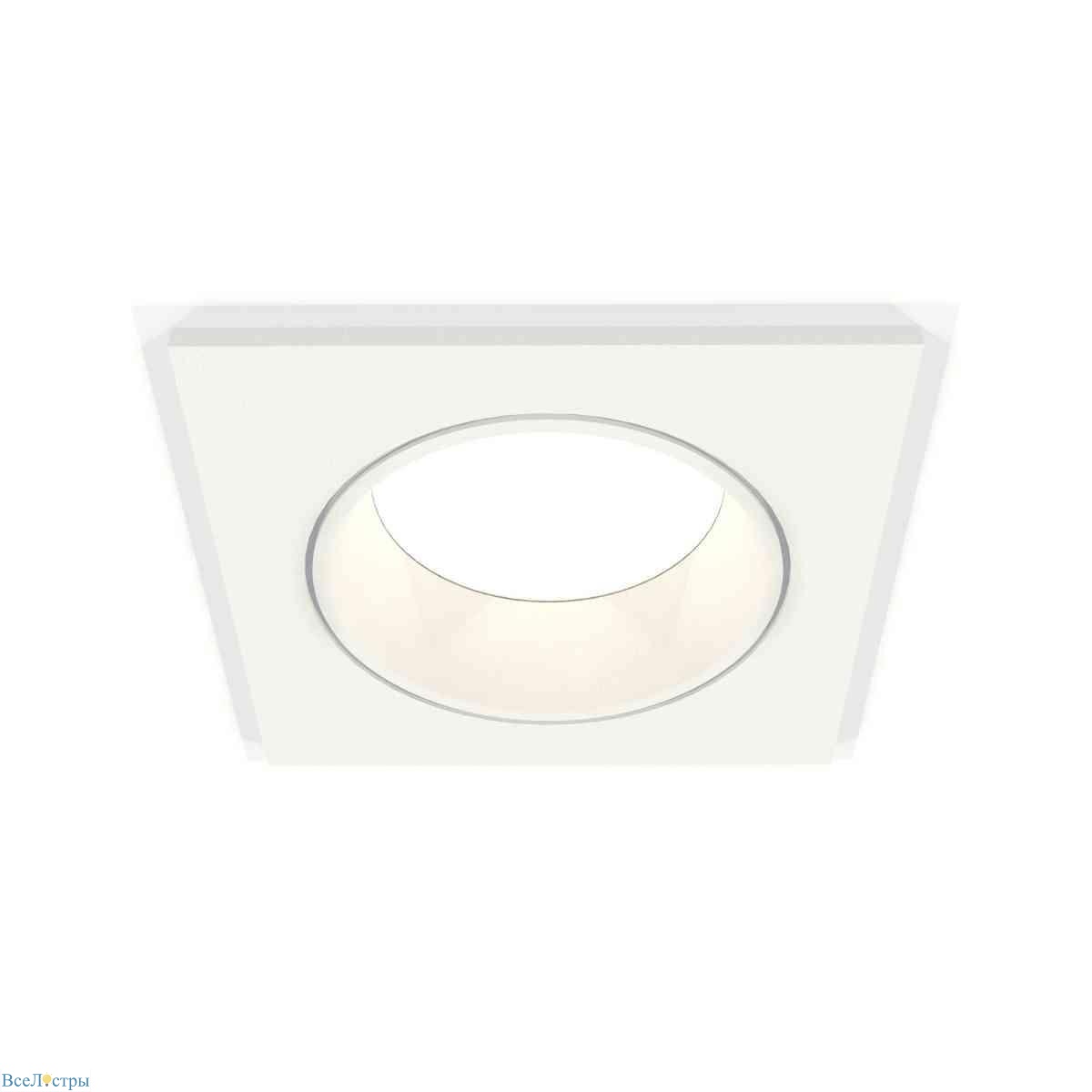 комплект встраиваемого светильника ambrella light techno spot xc6520001 swh белый песок (c6520, n6110)