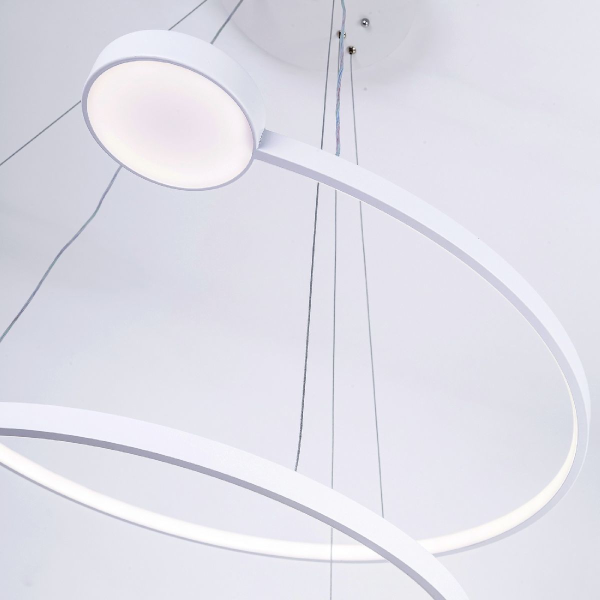 подвесная люстра led4u l7101-2 wт