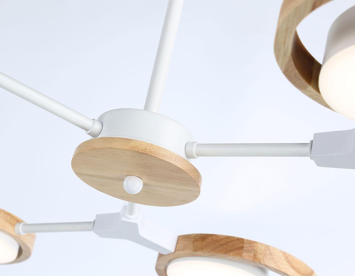 потолочная светодиодная люстра ambrella light comfort linetech fl51615