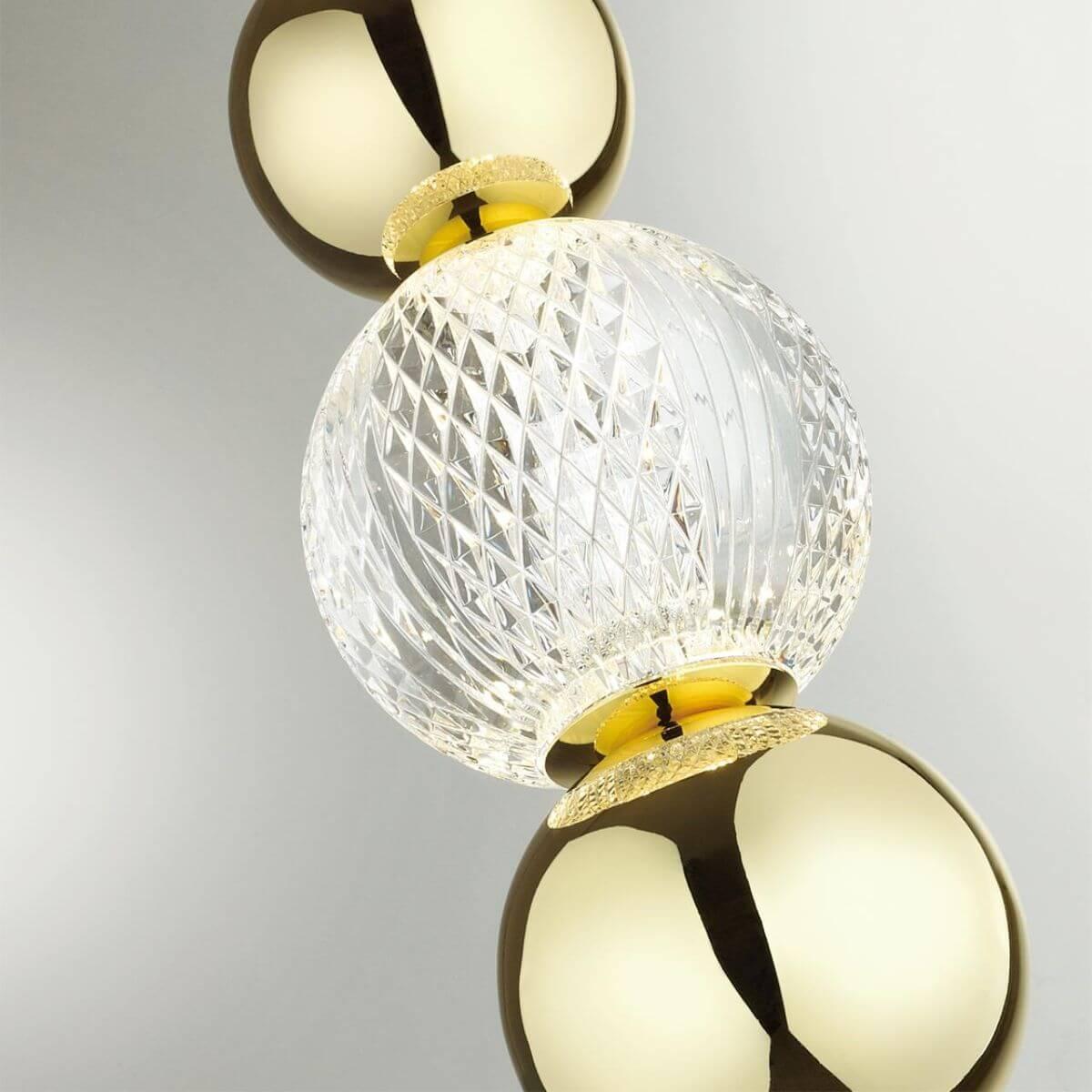 подвесной светодиодный светильник odeon light crystal 5008/7la
