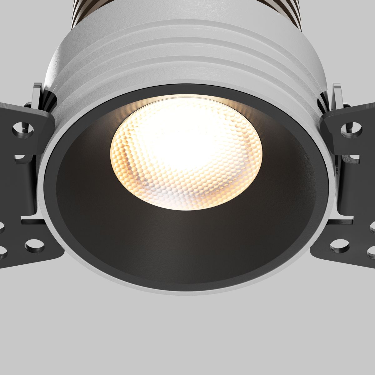 встраиваемый светильник maytoni technical mini dl059-7w4k-trs-b