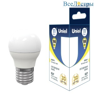 LED-G45-11W/3000K/E27/FR PLS03WH