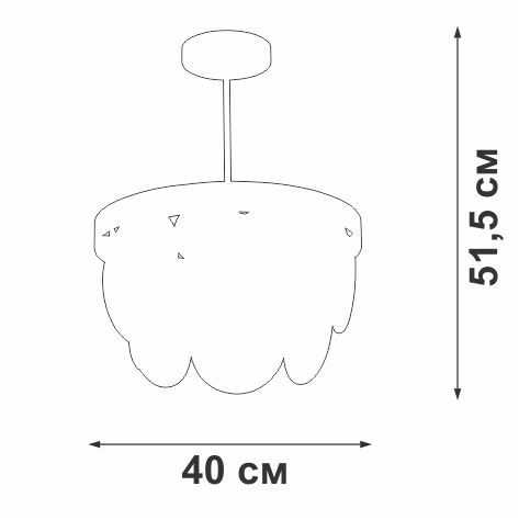 люстра на штанге vitaluce v5882-8/5pl