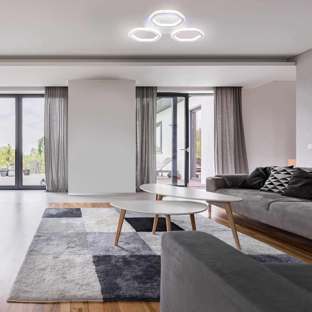 потолочная светодиодная люстра escada centauri 10263/3led bl