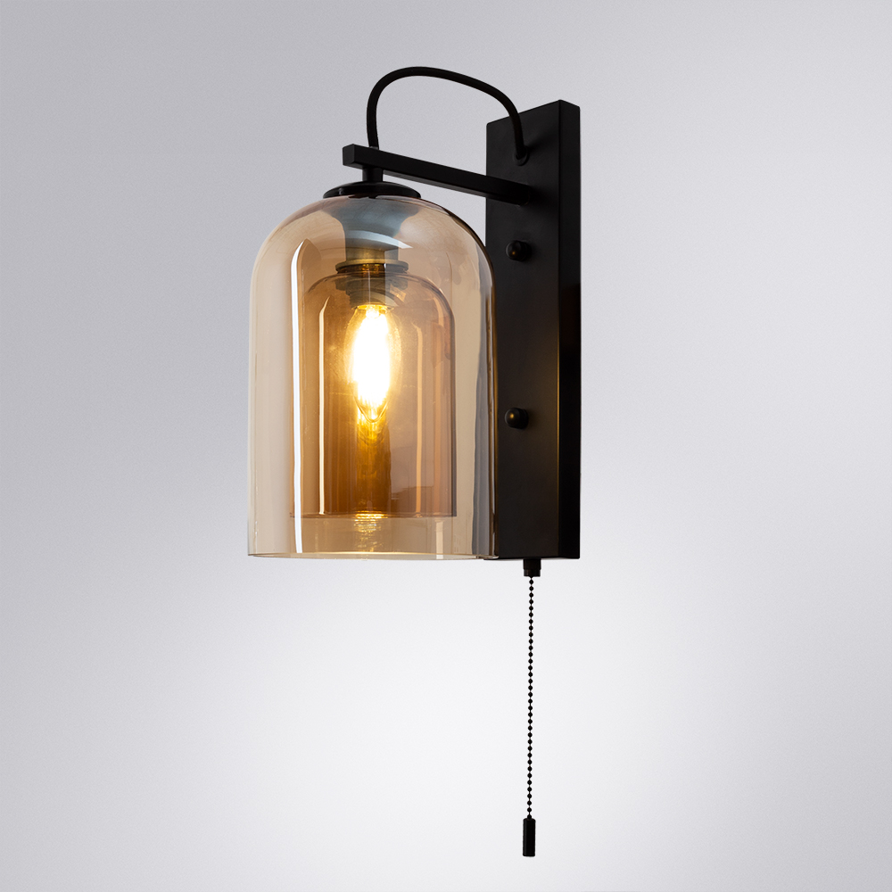 бра arte lamp paio a7015ap-1bk