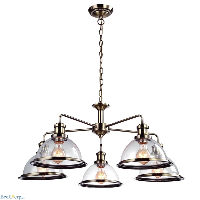 подвесная люстра arte lamp oglio a9273lm-5ab