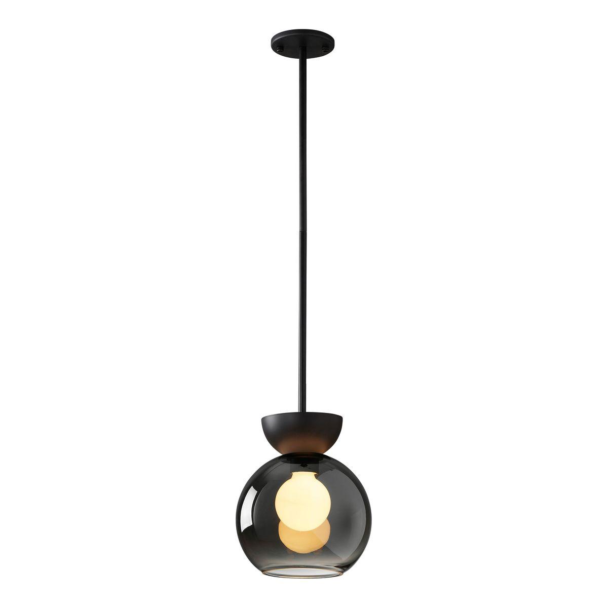подвесной светильник ilamp mono p6079-1 bk+sm