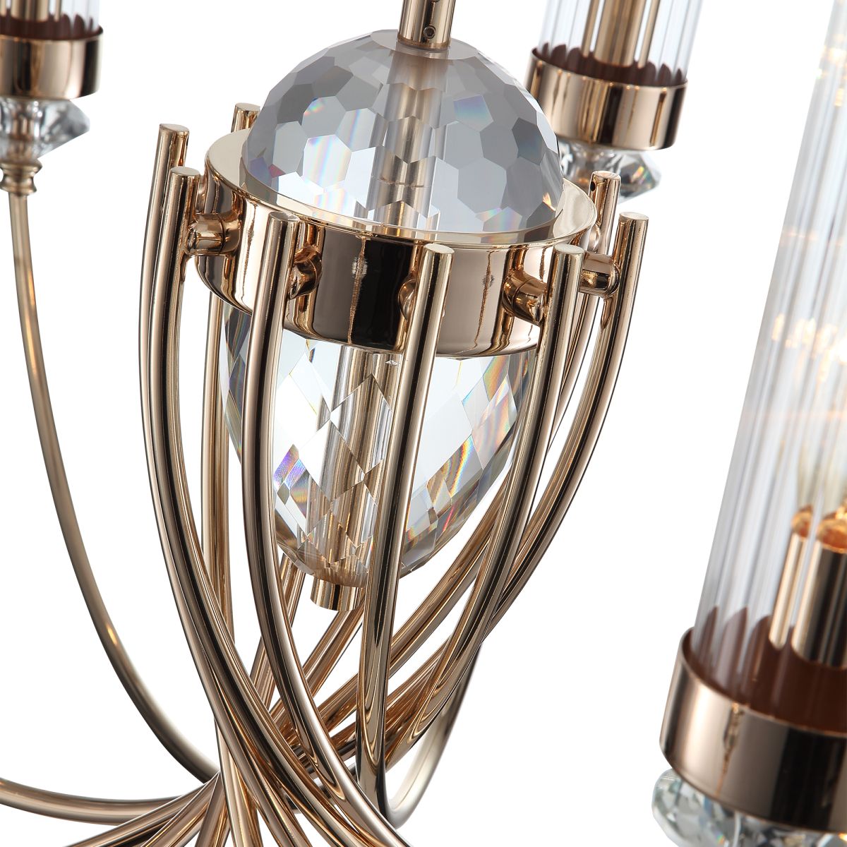люстра на штанге st luce элегра sl1402.203.10