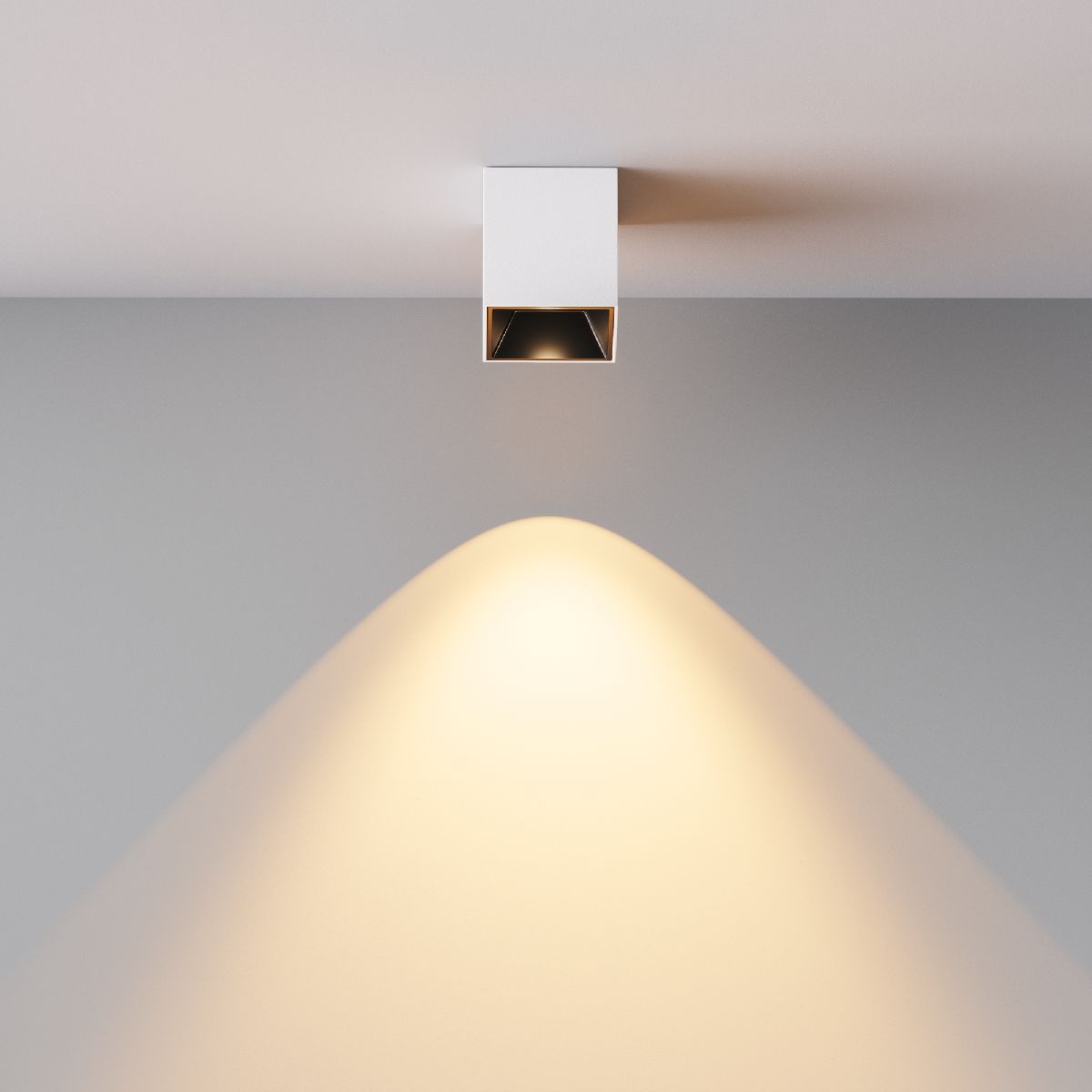 накладной светильник maytoni alfa led c064cl-5w2.7k-sq-wb