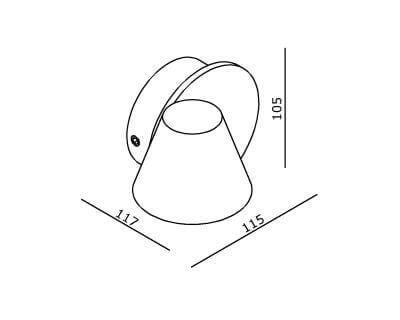 светодиодный спот lucide baz 23945/06/31