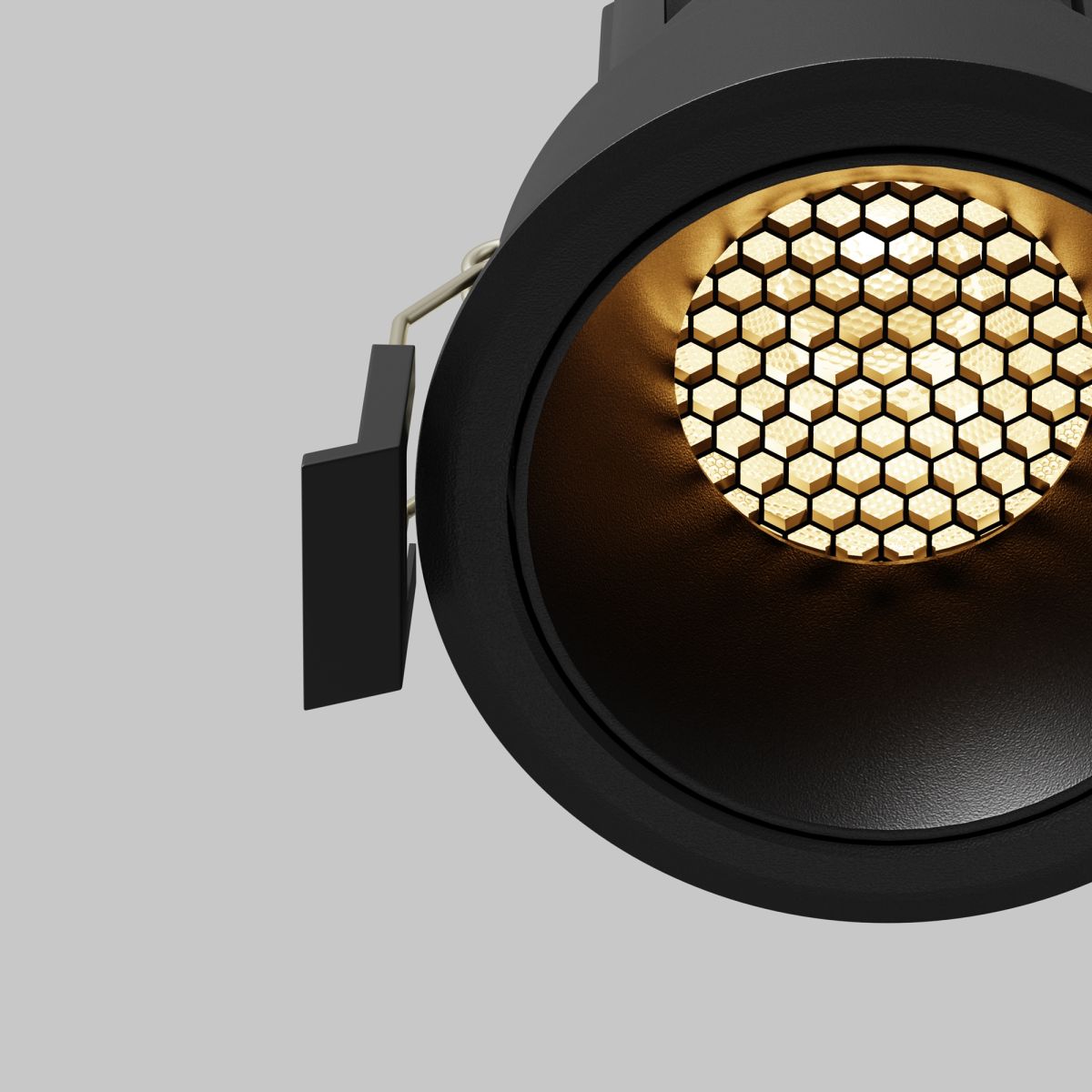 встраиваемый светильник maytoni dip dl115-10w-2.7k-b