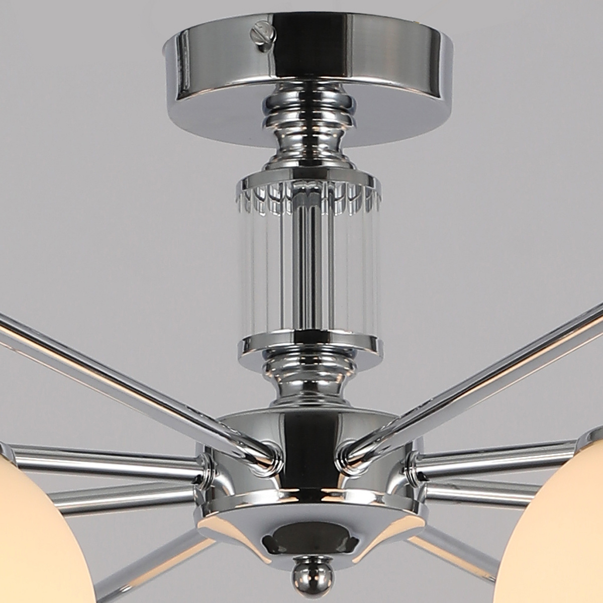 люстра на штанге illumico il0064-8c-79 cr