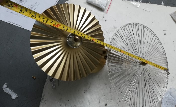 бра indigo miele 12021/b/1w brass v000023