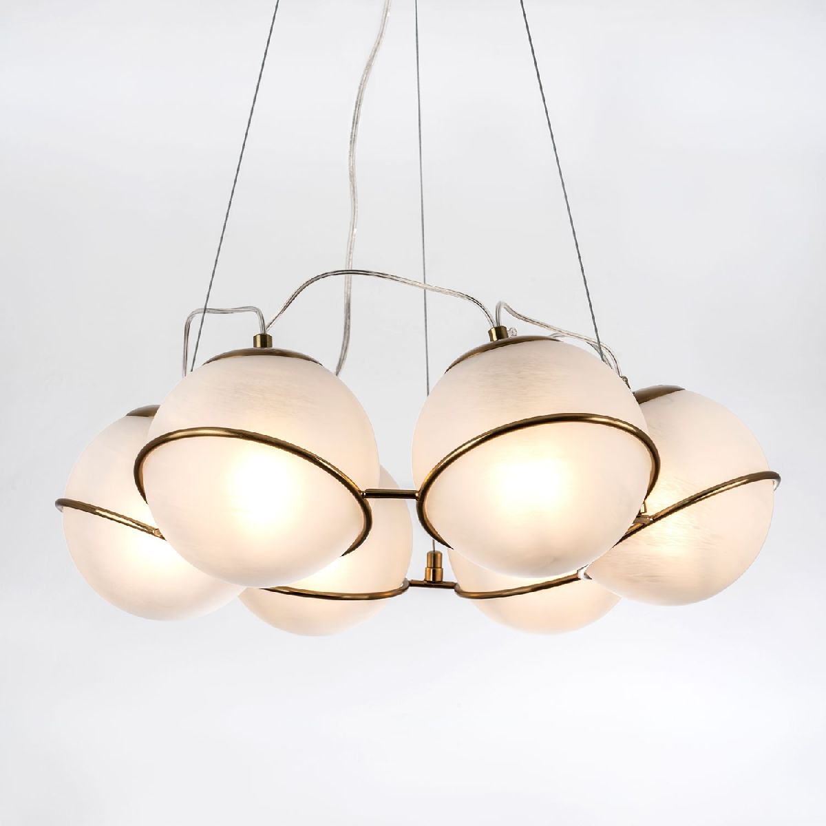 подвесная люстра modestyle ms.6115.6 bs