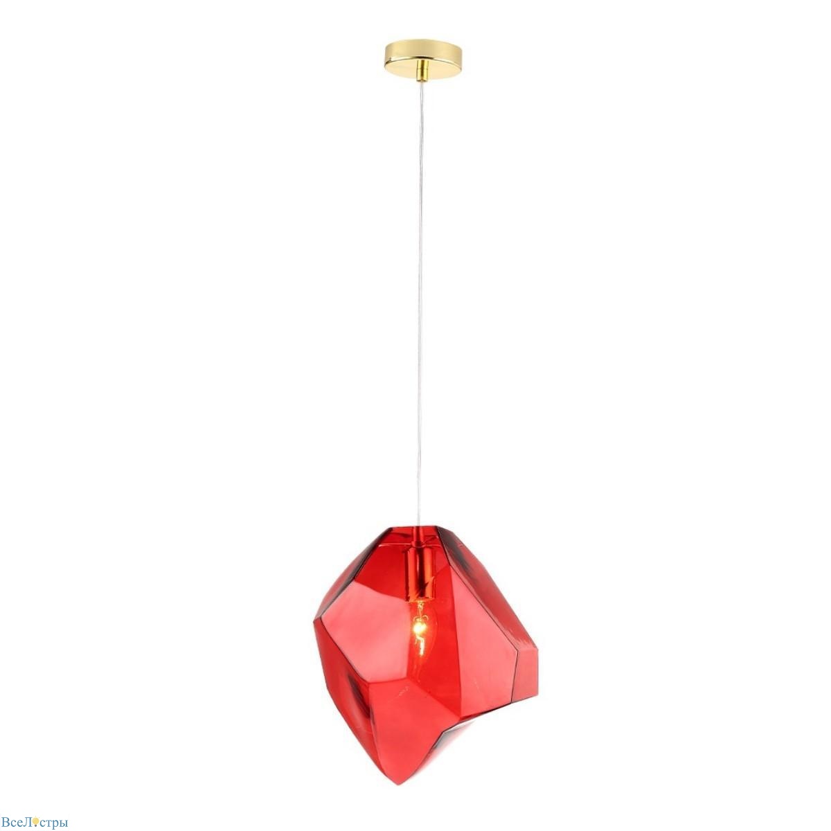 Подвесной светильник Crystal Lux NUESTRO SP1 GOLD/RED