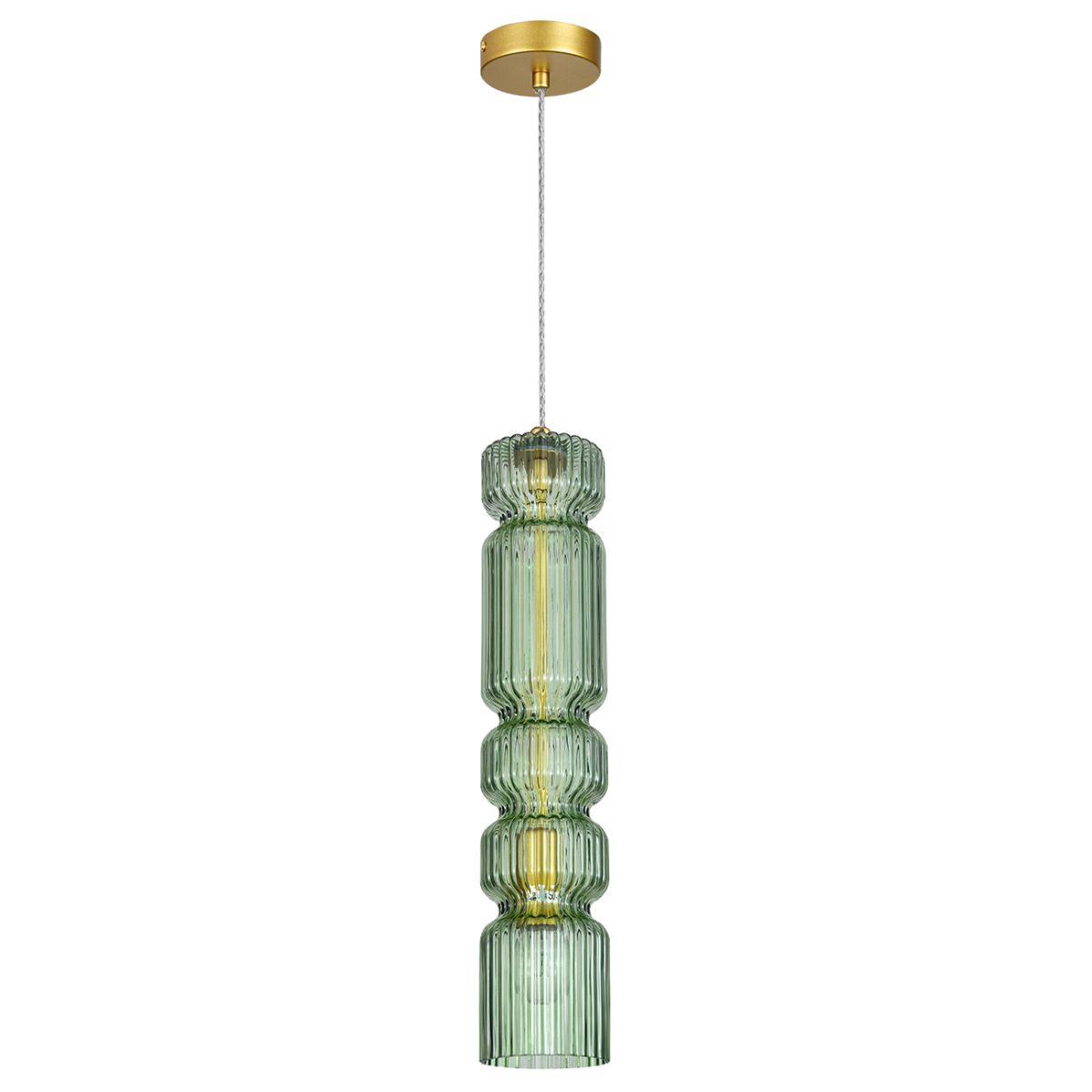 подвесной светильник indigo grazia 11070/1p green v000429