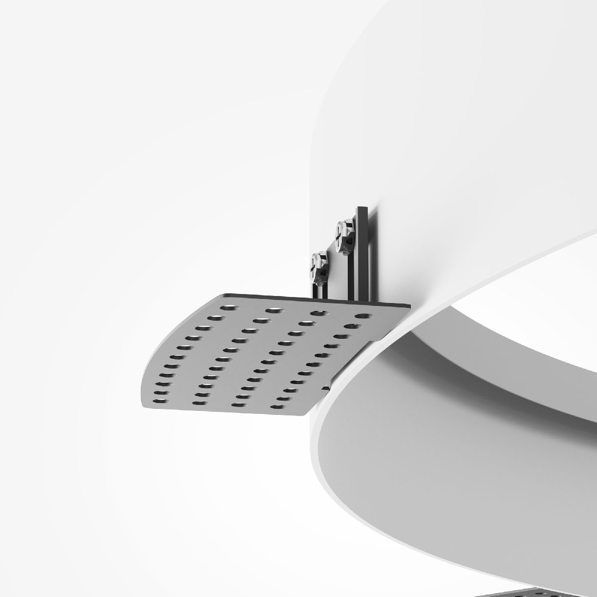 рамка для встраиваемого светильника maytoni downlight dla032-trs90-w