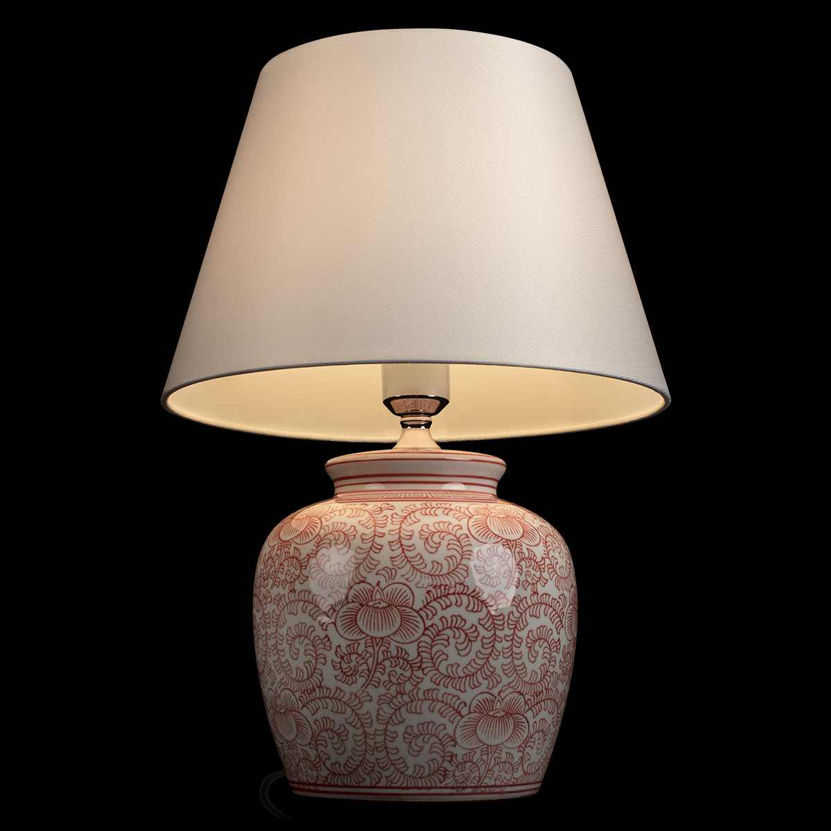 настольная лампа loft it orchid 10491t red