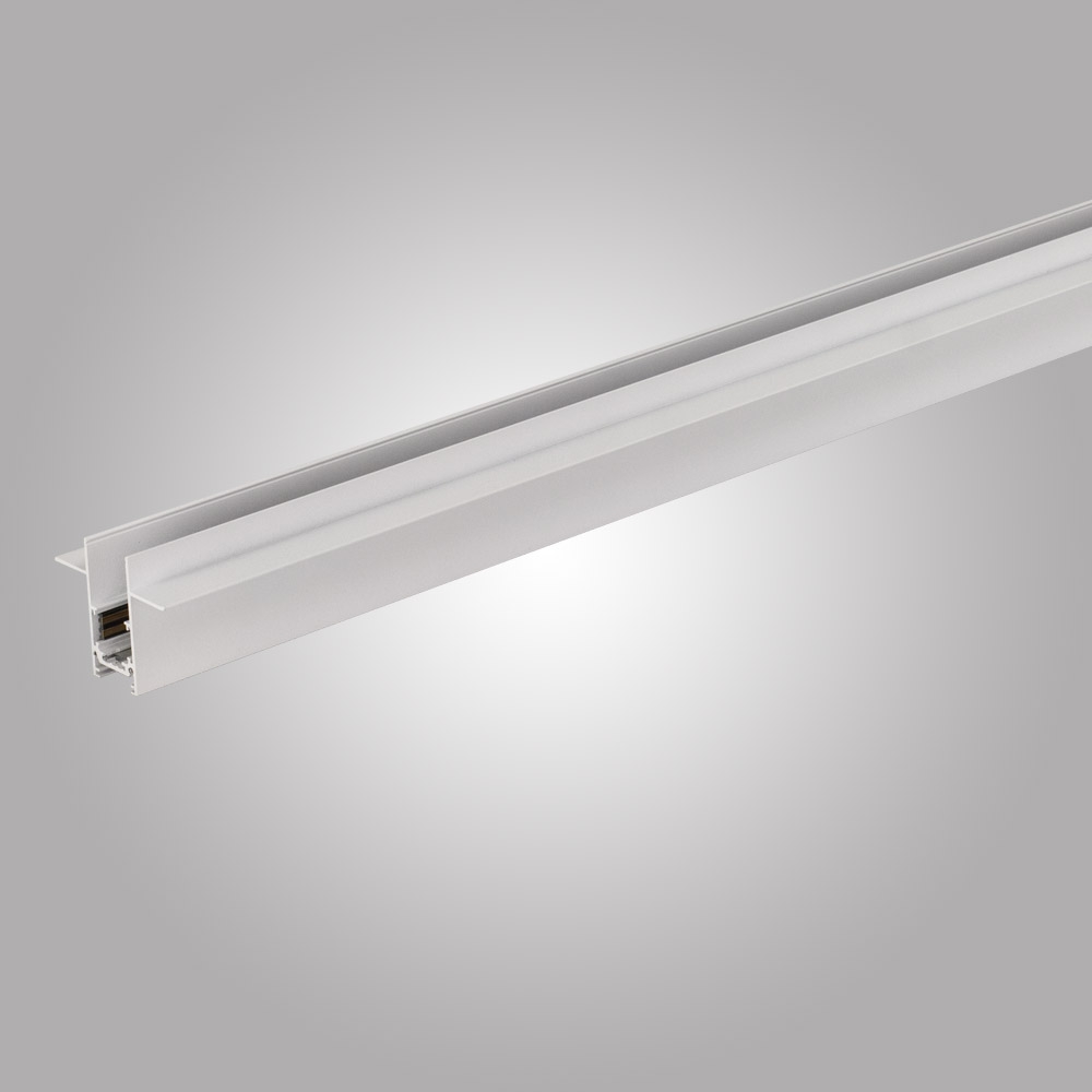 шинопровод магнитный встраиваемый am group magnet am402-1м ll-20c wh