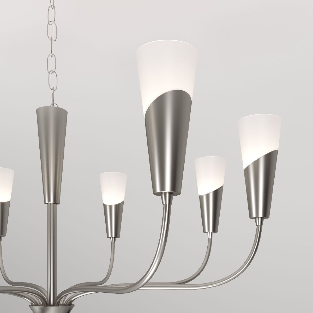 подвесная люстра eurosvet 60167/8 никель smart a068285