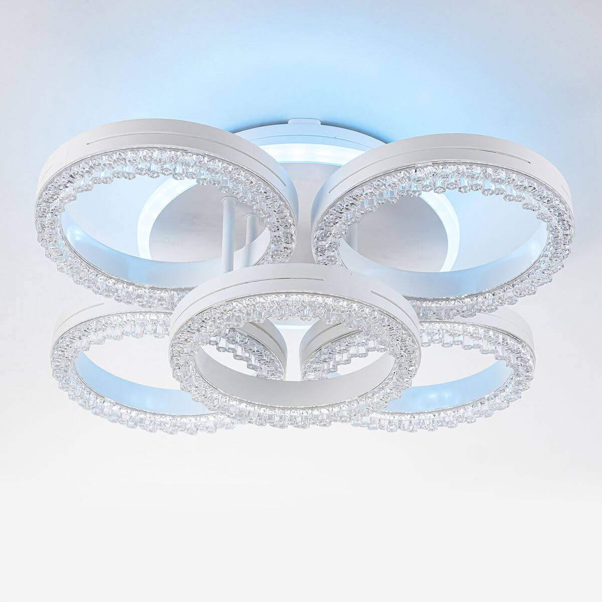 потолочная светодиодная люстра escada albus 10276/5led app