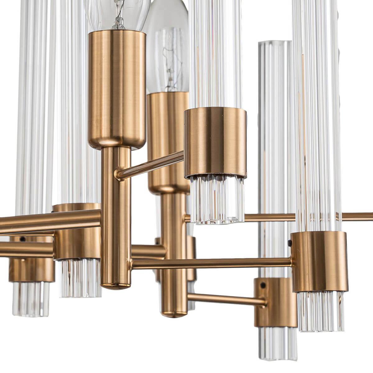 подвесная люстра indigo favara 11040/7p brass v000461
