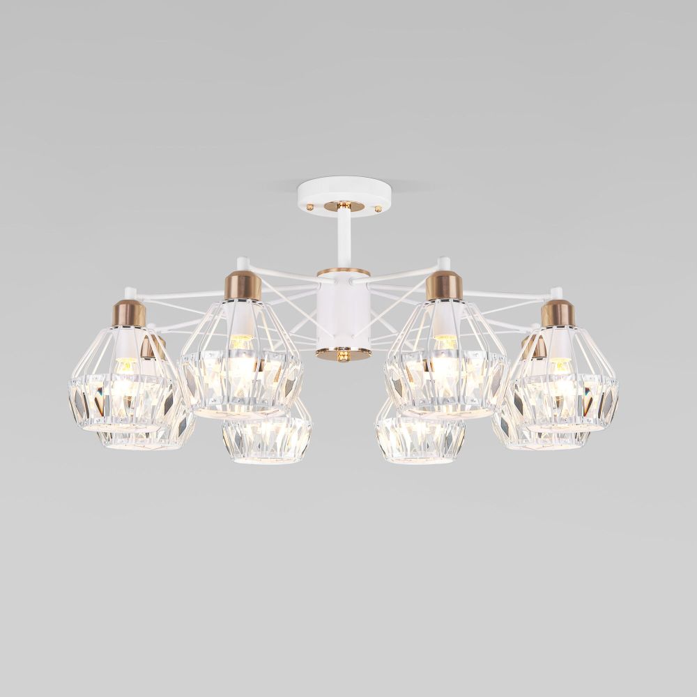 потолочная люстра eurosvet lord 70075/8 белый